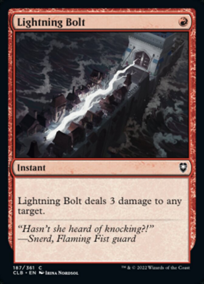 Lightning Bolt [Commander Legends: Battle for Baldur's Gate] | Mega City Incorporated