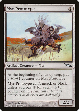 Myr Prototype [Mirrodin] | Mega City Incorporated