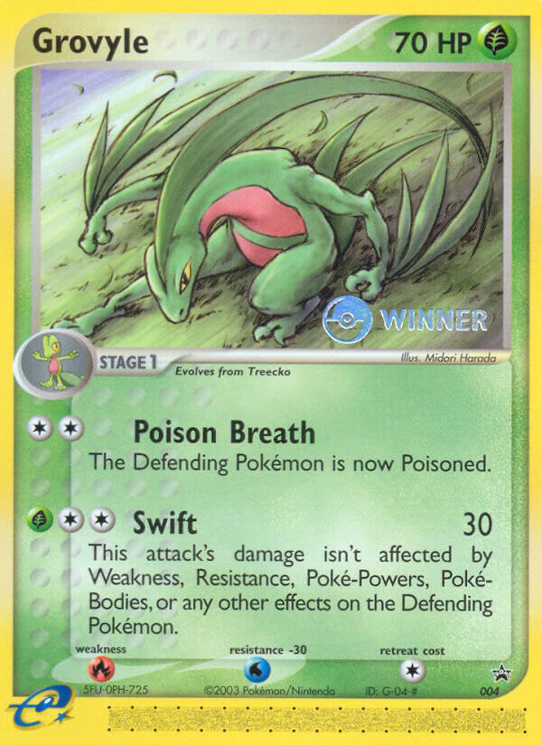 Grovyle (004) [Nintendo: Black Star Promos] | Mega City Incorporated