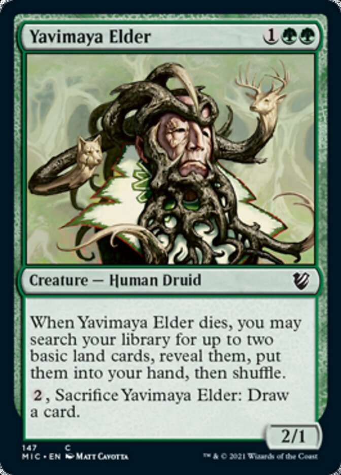 Yavimaya Elder [Innistrad: Midnight Hunt Commander] | Mega City Incorporated