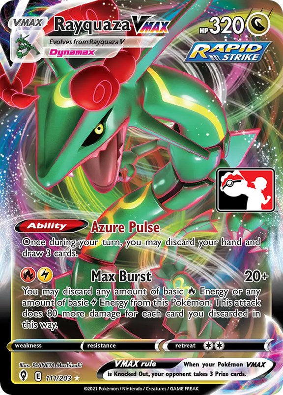 Rayquaza VMAX (111/203) [Prize Pack Series One] | Mega City Incorporated