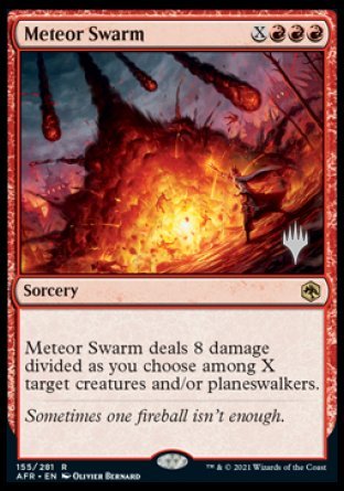 Meteor Swarm (Promo Pack) [Dungeons & Dragons: Adventures in the Forgotten Realms Promos] | Mega City Incorporated