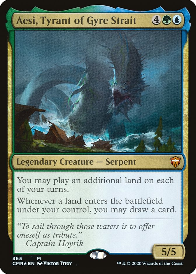 Aesi, Tyrant of Gyre Strait [Commander Legends Commander Deck] | Mega City Incorporated