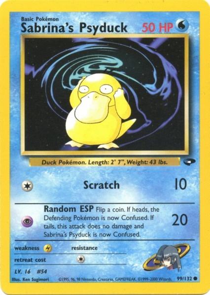 Sabrina's Psyduck (99/132) [Gym Challenge Unlimited] | Mega City Incorporated