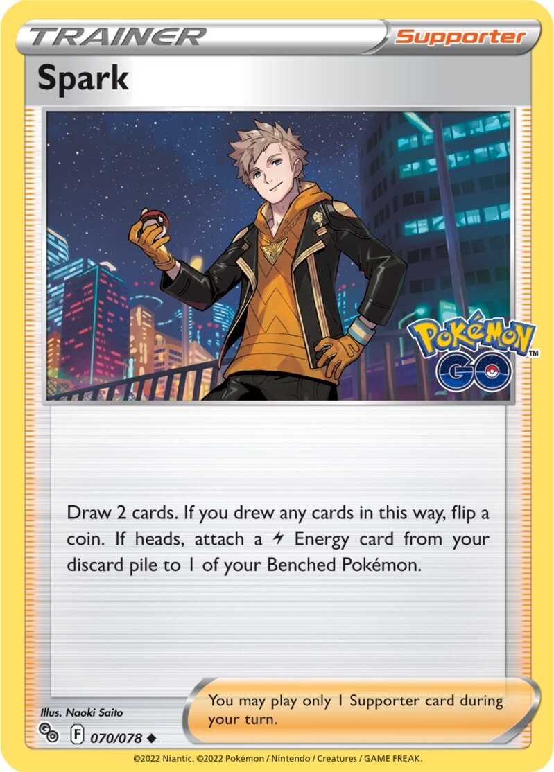 Spark (070/078) [Pokémon GO] | Mega City Incorporated