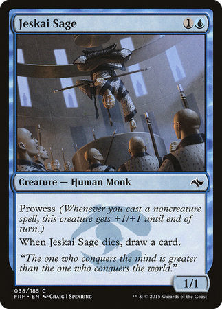 Jeskai Sage [Fate Reforged] | Mega City Incorporated