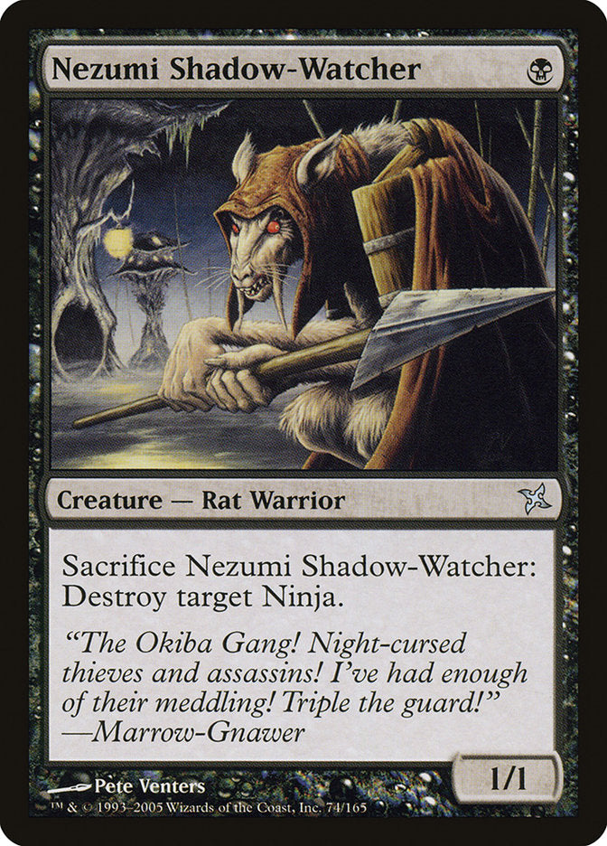 Nezumi Shadow-Watcher [Betrayers of Kamigawa] | Mega City Incorporated