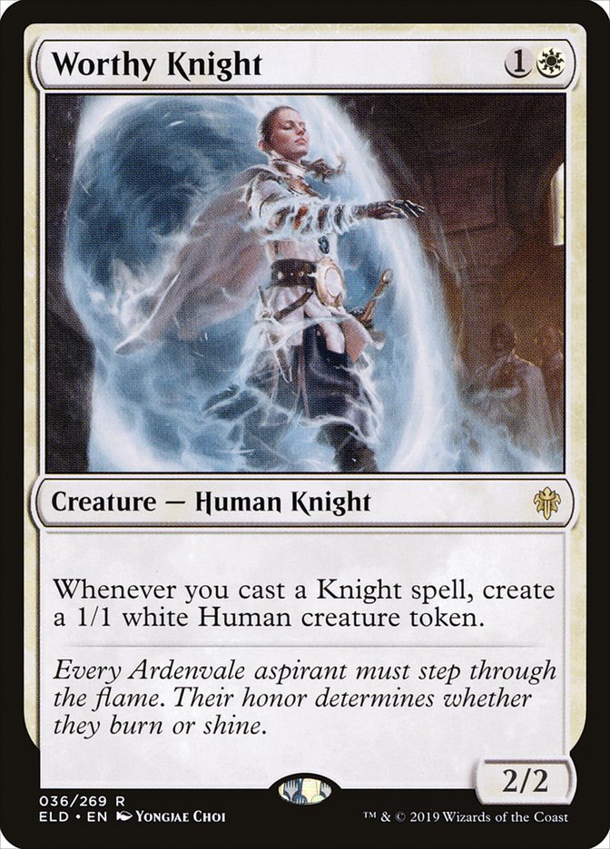 Worthy Knight [Throne of Eldraine] | Mega City Incorporated