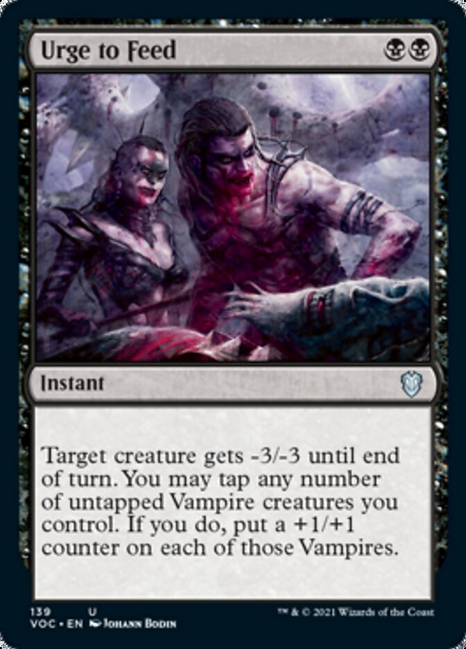 Urge to Feed [Innistrad: Crimson Vow Commander] | Mega City Incorporated