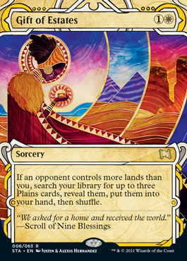 Gift of Estates (Etched Foil) [Strixhaven Mystical Archive] | Mega City Incorporated