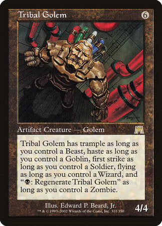 Tribal Golem [Onslaught] | Mega City Incorporated