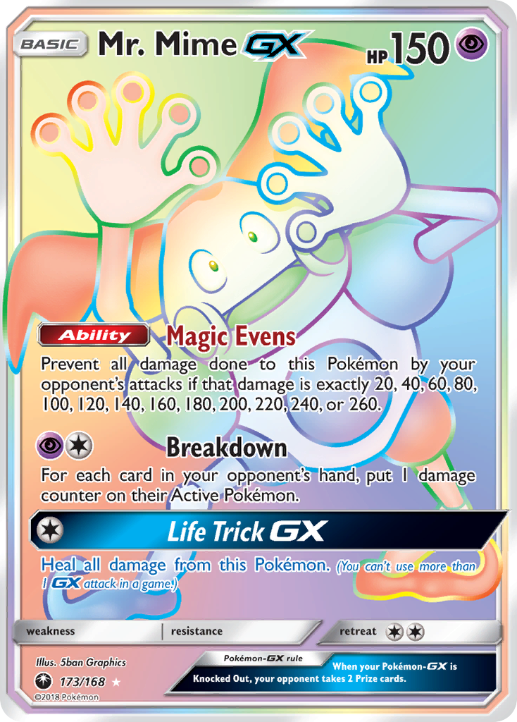 Mr. Mime GX (173/168) [Sun & Moon: Celestial Storm] | Mega City Incorporated