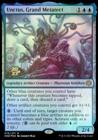 Unctus, Grand Metatect [Phyrexia: All Will Be One Prerelease Promos] | Mega City Incorporated