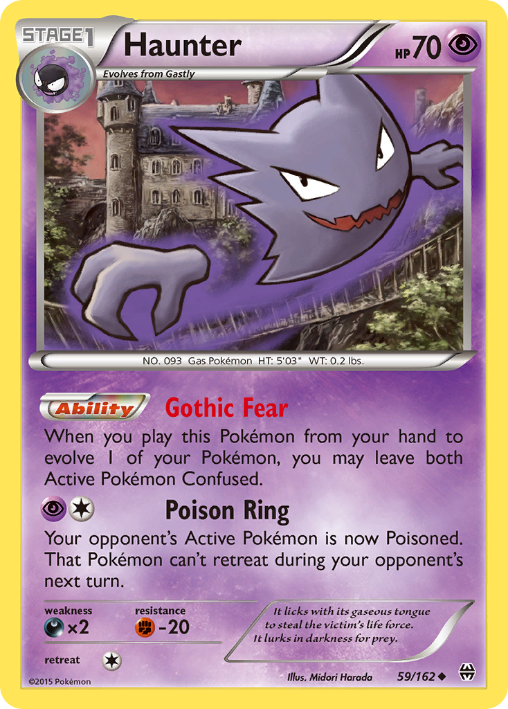 Haunter (59/162) [XY: BREAKthrough] | Mega City Incorporated