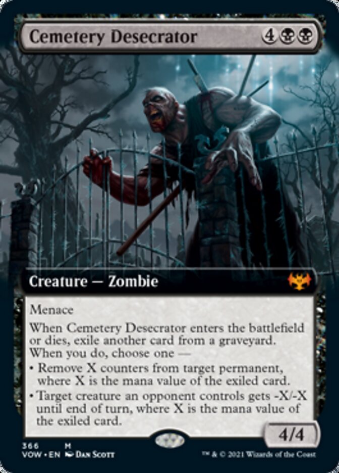 Cemetery Desecrator (Extended) [Innistrad: Crimson Vow] | Mega City Incorporated