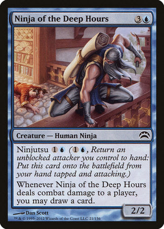 Ninja of the Deep Hours [Planechase 2012] | Mega City Incorporated