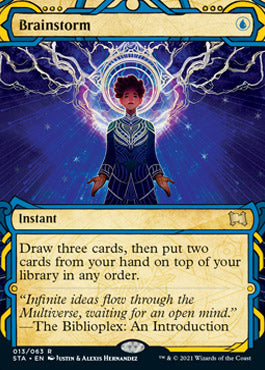 Brainstorm (Etched Foil) [Strixhaven Mystical Archive] | Mega City Incorporated