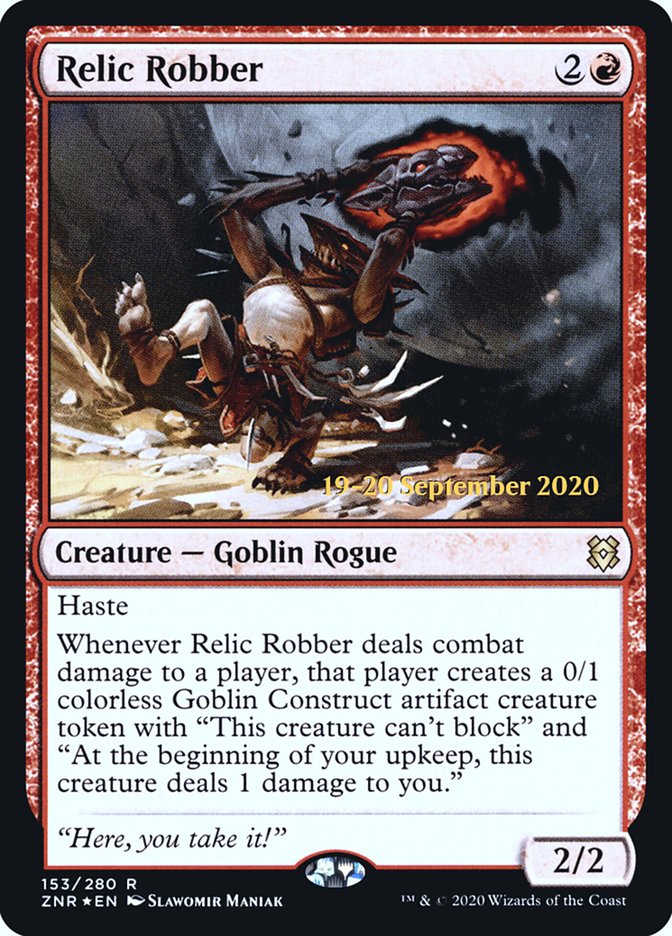 Relic Robber  [Zendikar Rising Prerelease Promos] | Mega City Incorporated