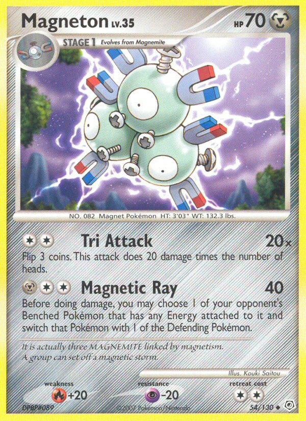 Magneton (54/130) [Diamond & Pearl: Base Set] | Mega City Incorporated