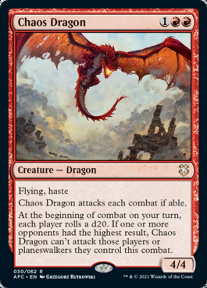 Chaos Dragon [Dungeons & Dragons: Adventures in the Forgotten Realms Commander] | Mega City Incorporated