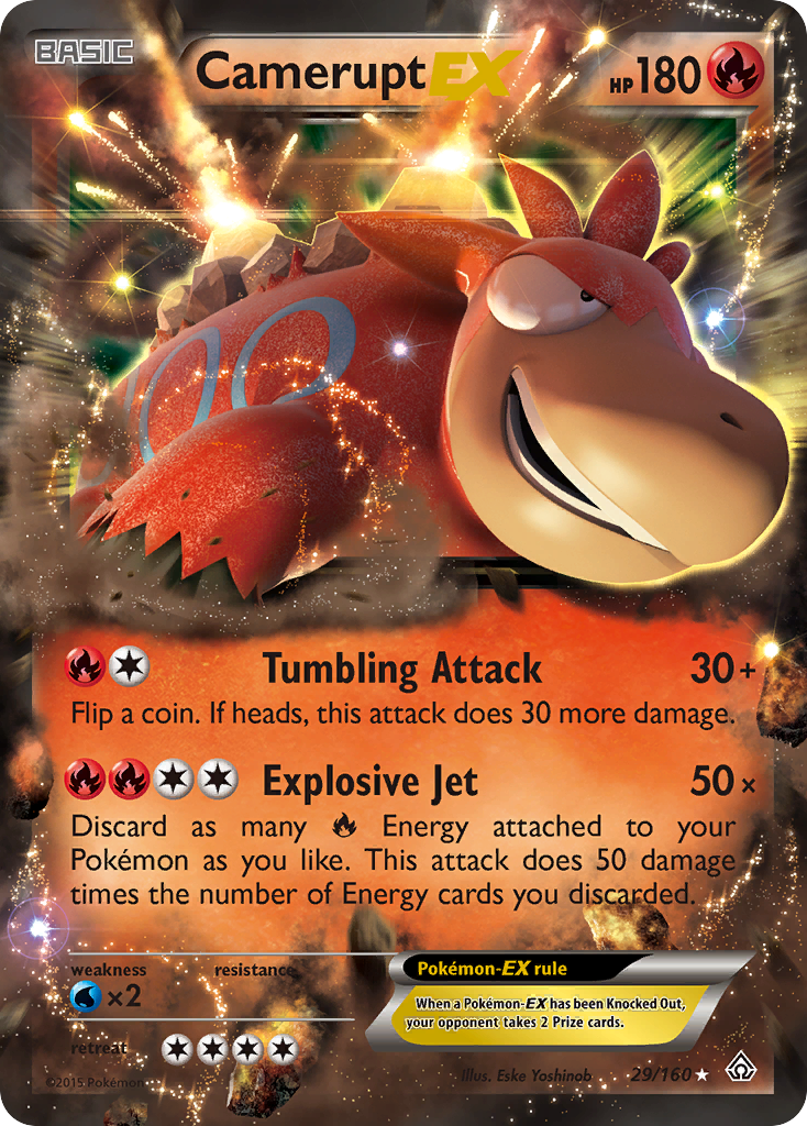 Camerupt EX (29/160) [XY: Primal Clash] | Mega City Incorporated