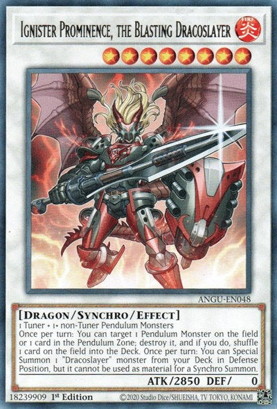 Ignister Prominence, the Blasting Dracoslayer (Rare) [ANGU-EN048] Rare | Mega City Incorporated