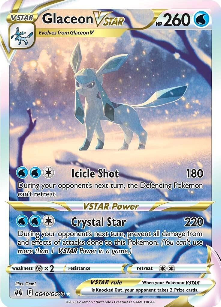 Glaceon VSTAR (GG40/GG70) [Sword & Shield: Crown Zenith] | Mega City Incorporated