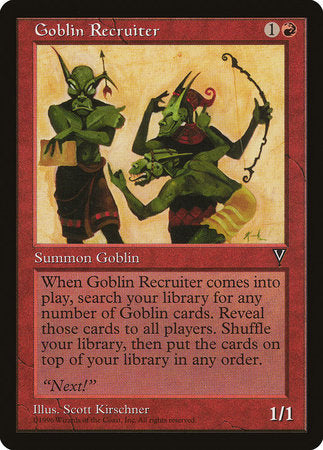 Goblin Recruiter [Visions] | Mega City Incorporated