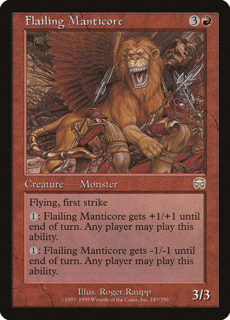 Flailing Manticore [Mercadian Masques] | Mega City Incorporated