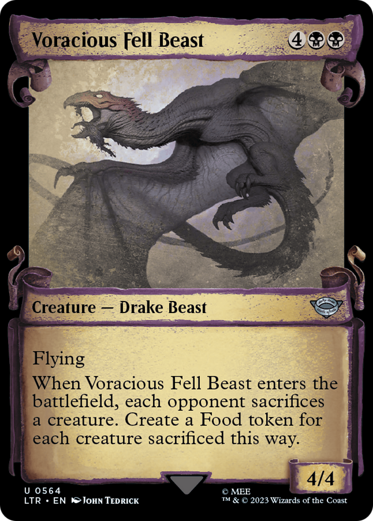 Voracious Fell Beast [The Lord of the Rings: Tales of Middle-Earth Showcase Scrolls] | Mega City Incorporated