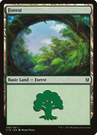 Forest (350) [Commander 2016] | Mega City Incorporated