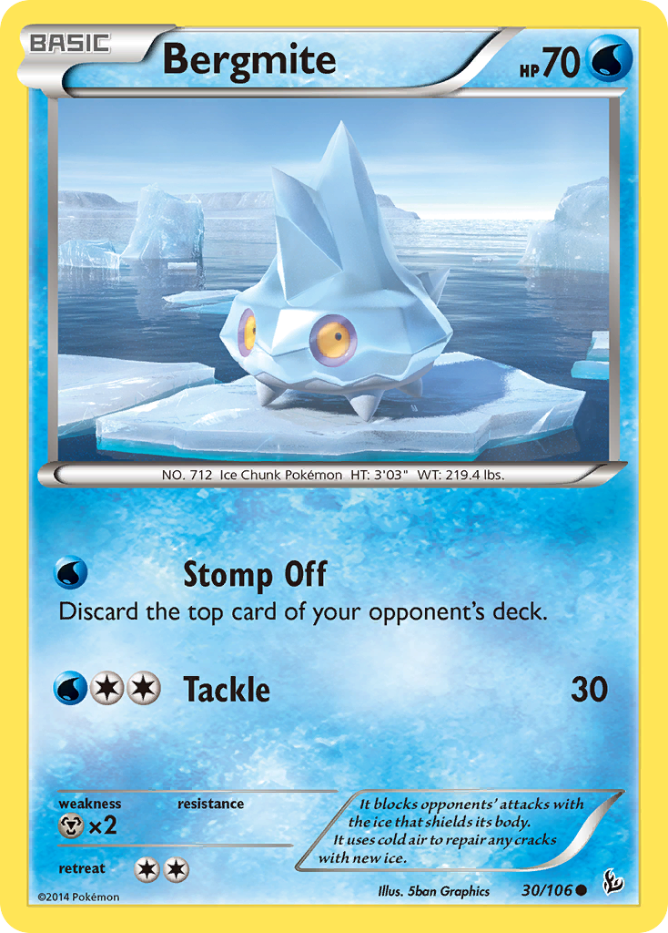 Bergmite (30/106) [XY: Flashfire] | Mega City Incorporated