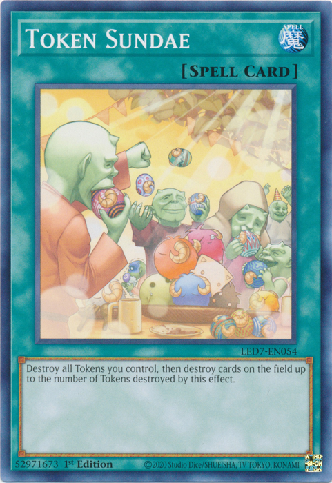 Token Sundae [LED7-EN054] Common | Mega City Incorporated