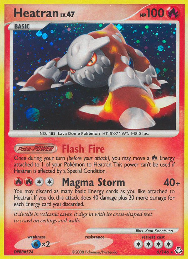 Heatran (6/146) [Diamond & Pearl: Legends Awakened] | Mega City Incorporated