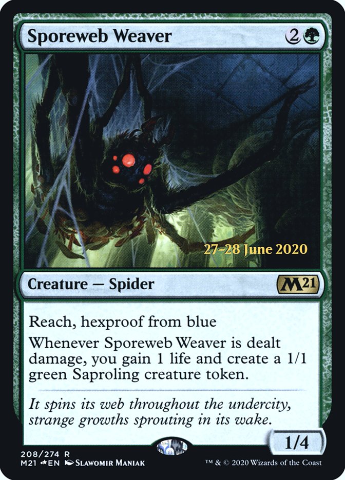 Sporeweb Weaver  [Core Set 2021 Prerelease Promos] | Mega City Incorporated