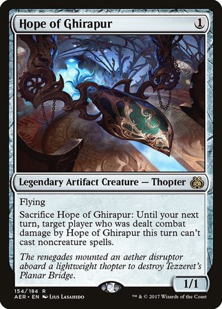 Hope of Ghirapur [Aether Revolt] | Mega City Incorporated