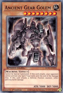 Ancient Gear Golem [SGX1-END01] Common | Mega City Incorporated