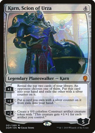 Karn, Scion of Urza [Dominaria Promos] | Mega City Incorporated