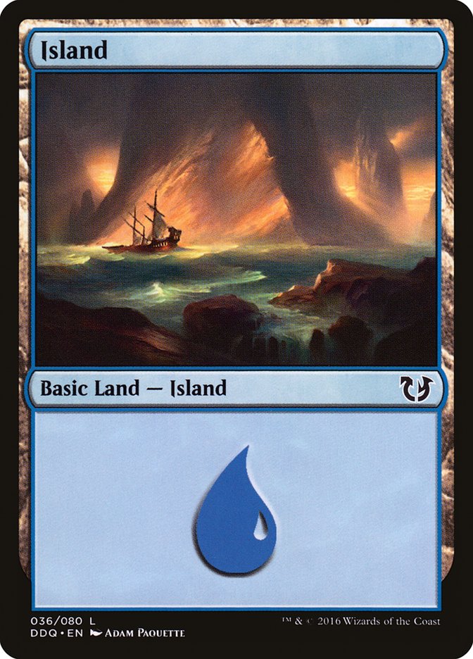 Island (36) [Duel Decks: Blessed vs. Cursed] | Mega City Incorporated