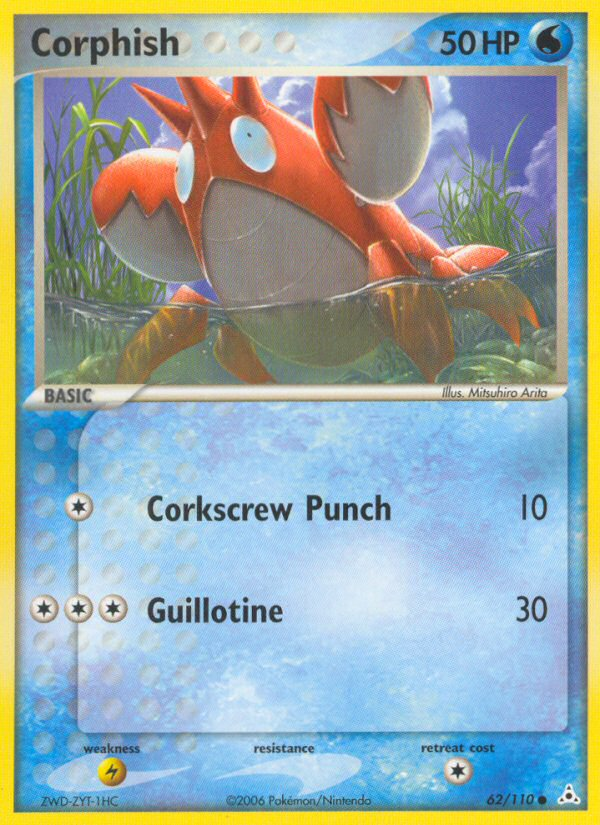 Corphish (62/110) [EX: Holon Phantoms] | Mega City Incorporated