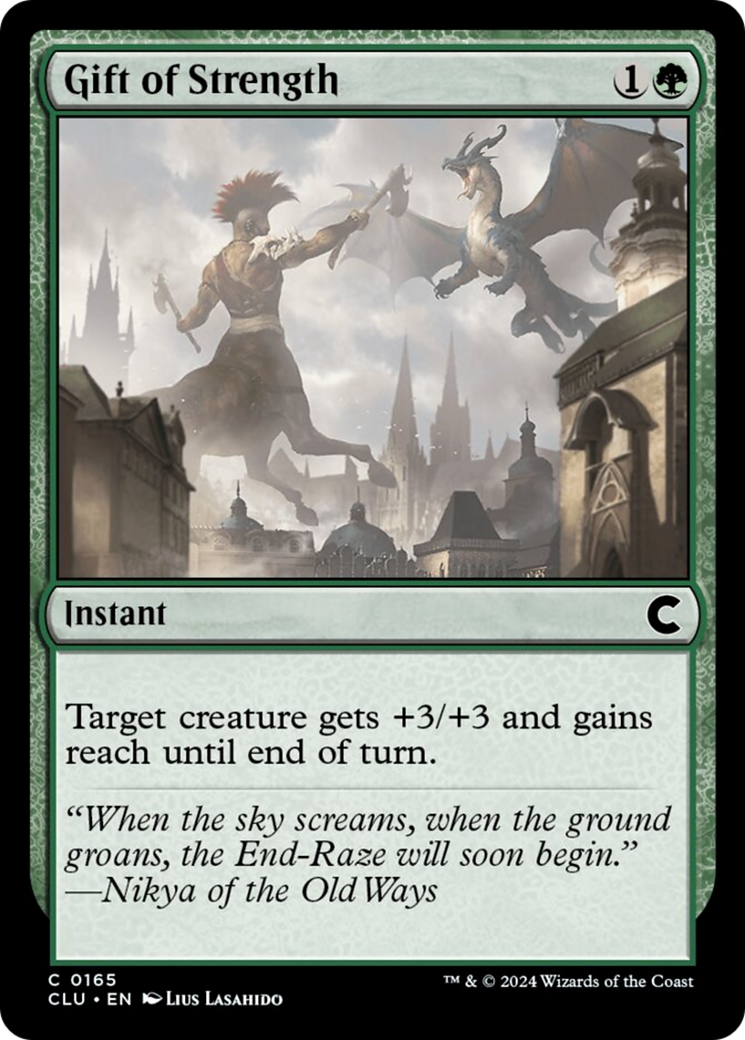 Gift of Strength [Ravnica: Clue Edition] | Mega City Incorporated