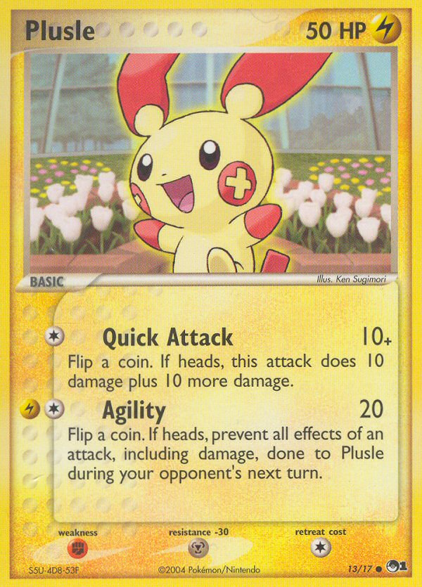 Plusle (13/17) [POP Series 1] | Mega City Incorporated