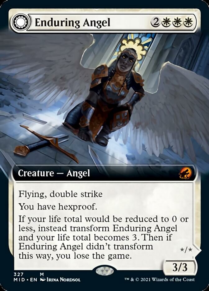 Enduring Angel // Angelic Enforcer (Extended) [Innistrad: Midnight Hunt] | Mega City Incorporated