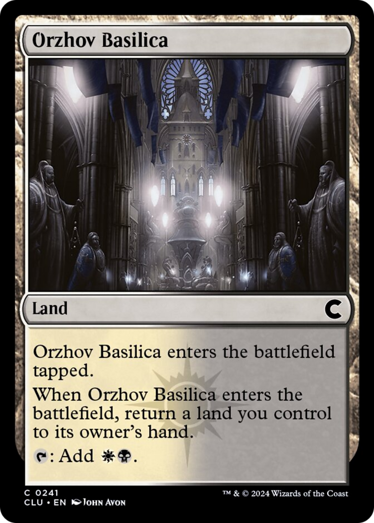 Orzhov Basilica [Ravnica: Clue Edition] | Mega City Incorporated