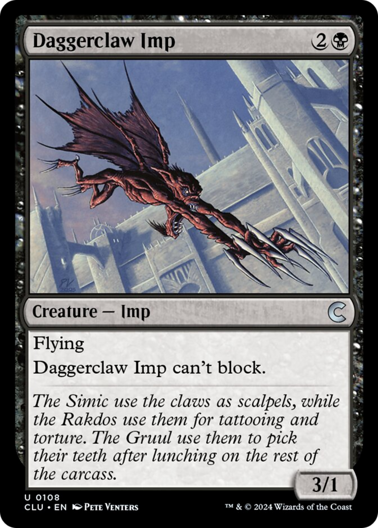 Daggerclaw Imp [Ravnica: Clue Edition] | Mega City Incorporated