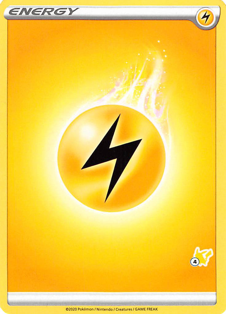 Lightning Energy (Pikachu Stamp #4) [Battle Academy 2022] | Mega City Incorporated