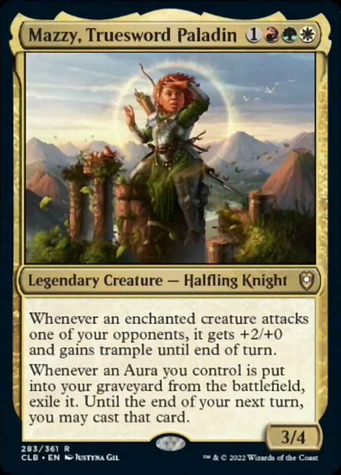 Mazzy, Truesword Paladin [Commander Legends: Battle for Baldur's Gate] | Mega City Incorporated