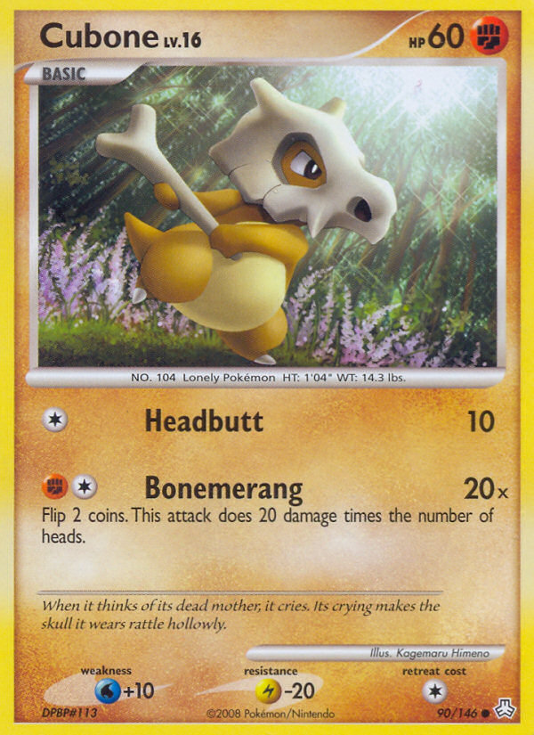 Cubone (90/146) [Diamond & Pearl: Legends Awakened] | Mega City Incorporated