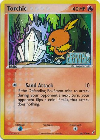 Torchic (66/100) (Stamped) [EX: Crystal Guardians] | Mega City Incorporated