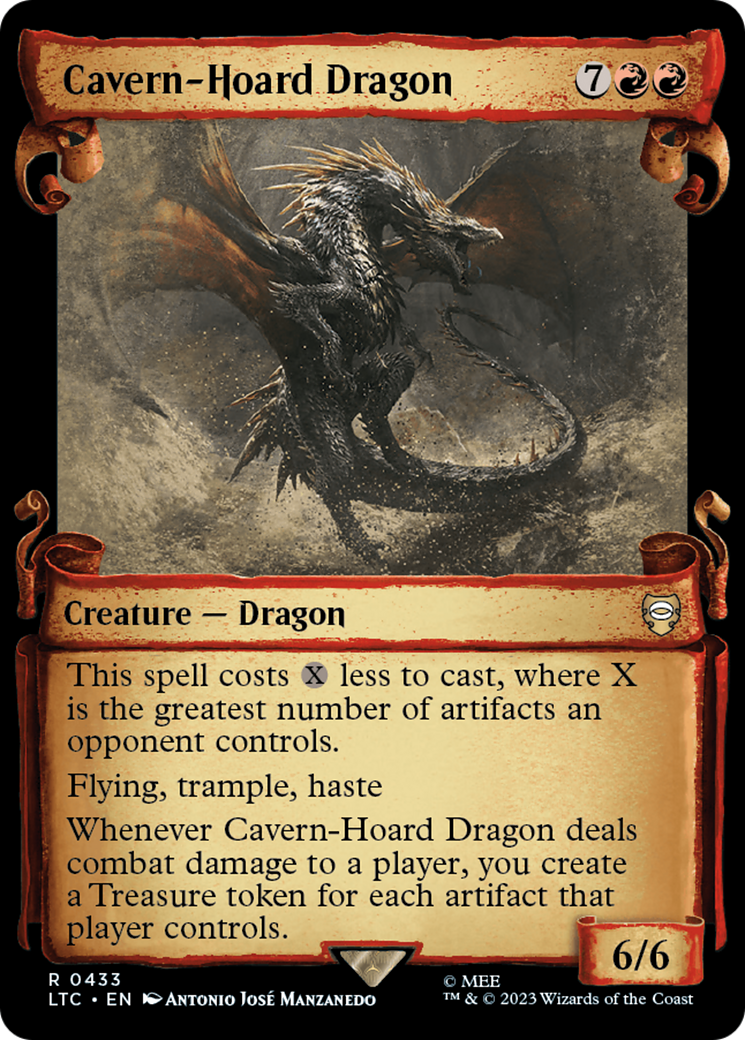 Cavern-Hoard Dragon [The Lord of the Rings: Tales of Middle-Earth Commander Showcase Scrolls] | Mega City Incorporated